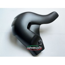 Carbonvani - Ducati Panigale / Streetfighter V4 / S Carbon Fiber Euro 5 Spec OE Exhaust (Collector) guard (2021+)